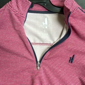 Johnnie—O performance long sleeved zip front shirt men’s size S